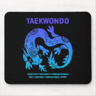 Taekwondo-Drache-Kampfsport MMA-Teenager-Jungen-Mä Mousepad