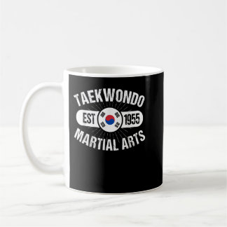 Taekwondo Etablished 1955 Martial Arts Tae Kwon D Kaffeetasse