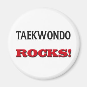 Taekwondo-Felsen Magnet