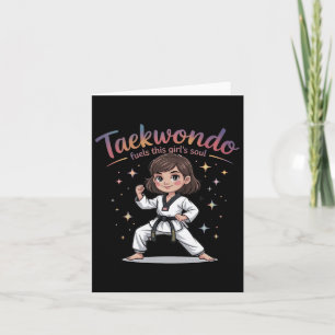 Taekwondo Fuels Dieses Girl's Soul Black Belt Tae Karte