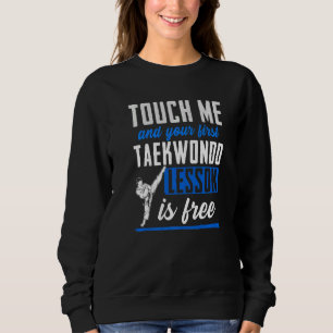 Taekwondo für Kinder Männer Jungen Mädchen Selbstt Sweatshirt