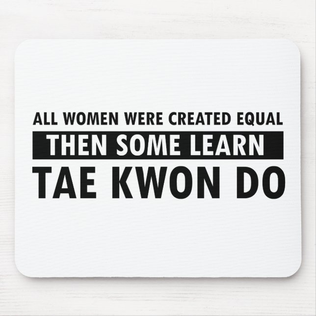 Taekwondo-Geschenkartikel Mousepad (Vorne)