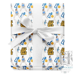 Taekwondo-Geschenkpapier (Mädchen) Geschenkpapier