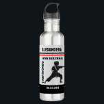 Taekwondo Girl Birthday Taekwondo Player Party  Edelstahlflasche<br><div class="desc">Taekwondo Girl Birthday Taekwondo Player Party Water Bottle.</div>