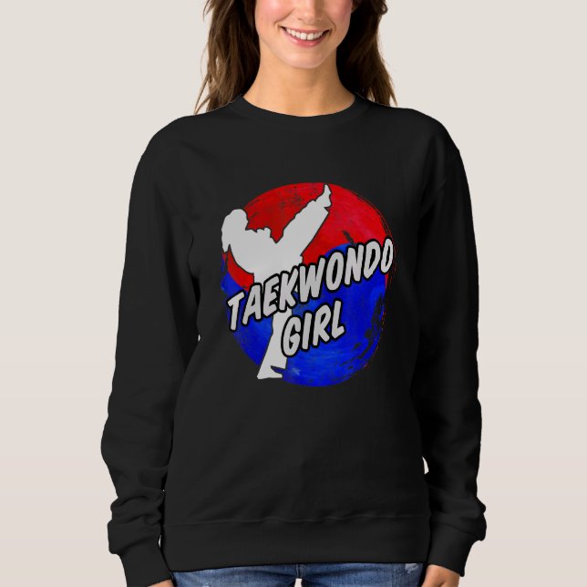 Taekwondo Girl Sweatshirt (Vorderseite)