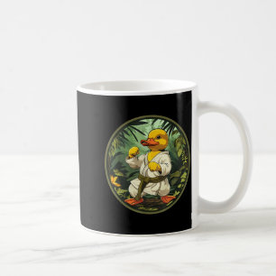 Taekwondo-Gummiente Kickboxen-Tier Jiu-Jitsu Kaffeetasse
