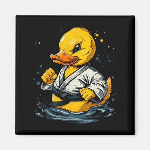 Taekwondo-Gummiente Kickboxen-Tier Jiu-Jitsu Magnet