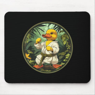 Taekwondo-Gummiente Kickboxen-Tier Jiu-Jitsu Mousepad