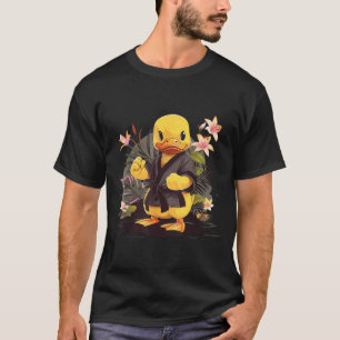 Taekwondo-Gummiente Kickboxen-Tier Jiu-Jitsu T-Shirt