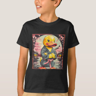Taekwondo-Gummiente Kickboxen-Tier Jiu-Jitsu T-Shirt