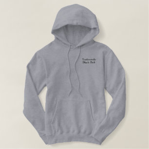 Taekwondo-Gürtel-Sweatshirt Bestickter Hoodie