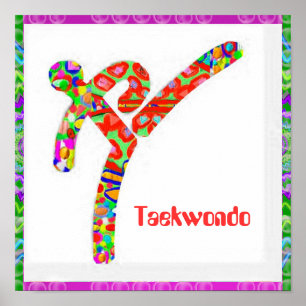 TAEKWONDO - Hobby, Sport Poster