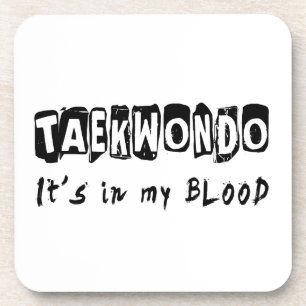 Taekwondo ist es in meinem Blut Getränkeuntersetzer