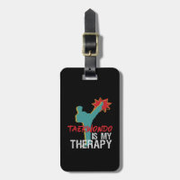 Taekwondo ist meine Therapie Black Belt Martial Ar