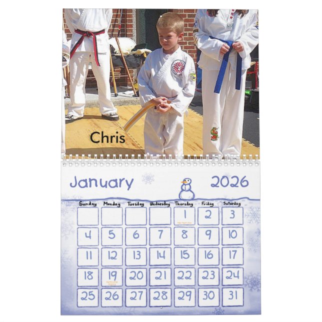 Taekwondo-Kalender 2009 Kalender (Jan 2026)
