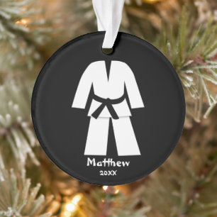 Taekwondo Karate Ceinture noire personnalisée