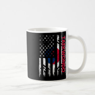 Taekwondo Karate Kampfsporttraining Koreanische Fl Kaffeetasse
