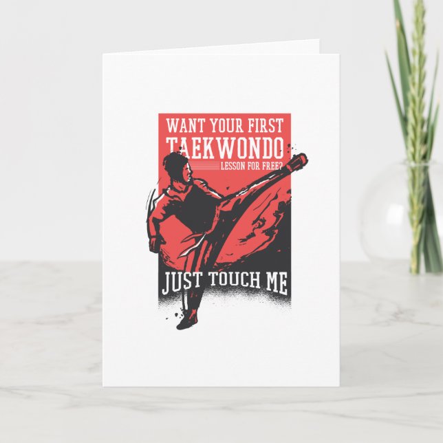 Taekwondo Karte (Vorderseite)