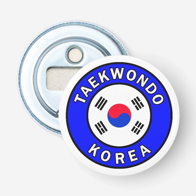 Taekwondo Korea Flaschenöffner (Vorderseite)