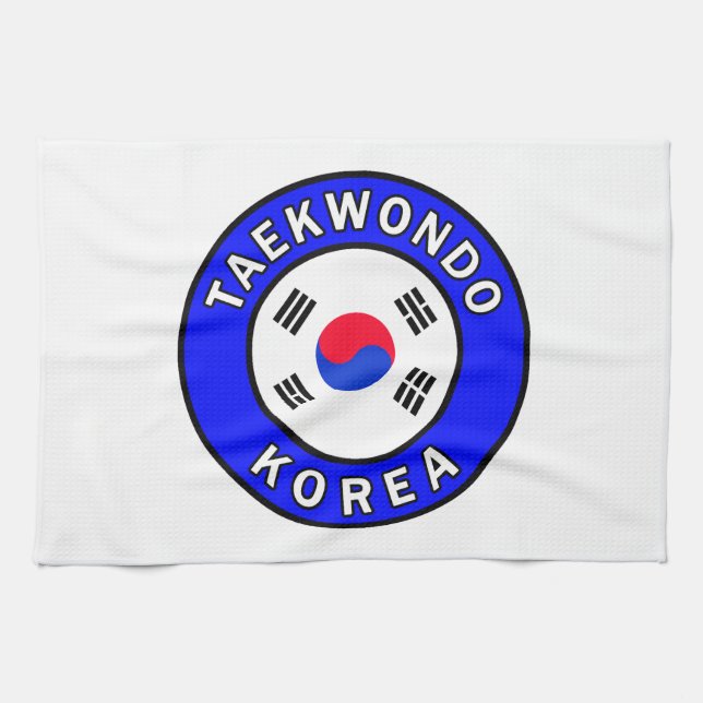 Taekwondo Korea Geschirrtuch (Horizontal)
