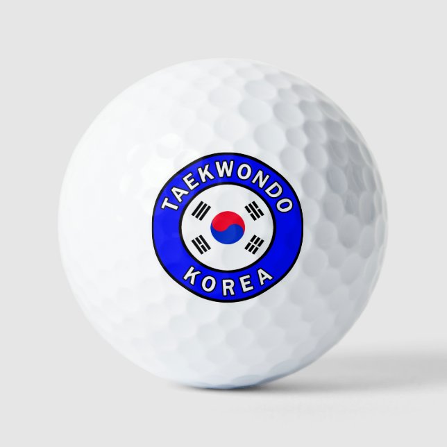 Taekwondo Korea Golfball (Vorderseite)