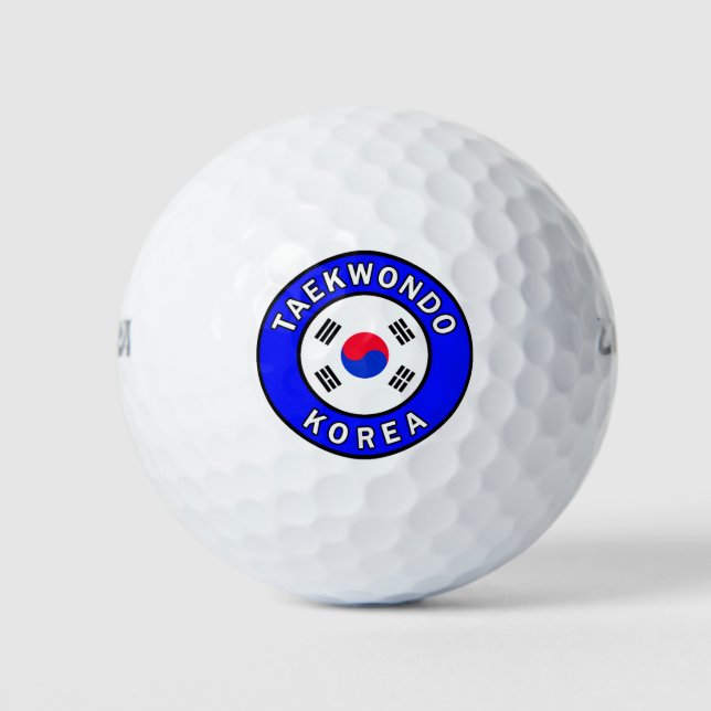 Taekwondo Korea Golfball (Vorderseite)