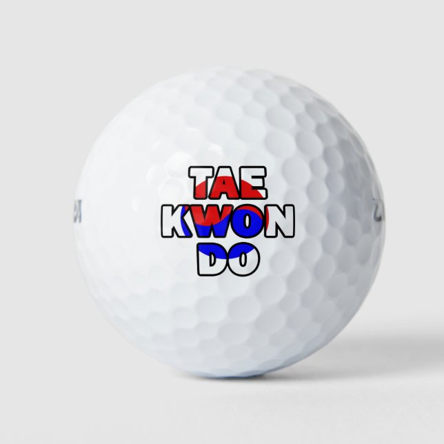 Taekwondo Korea Golfball (Vorderseite)