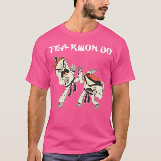 Taekwondo, Koreanischer Kampfkunst T-Shirt (Vorderseite)