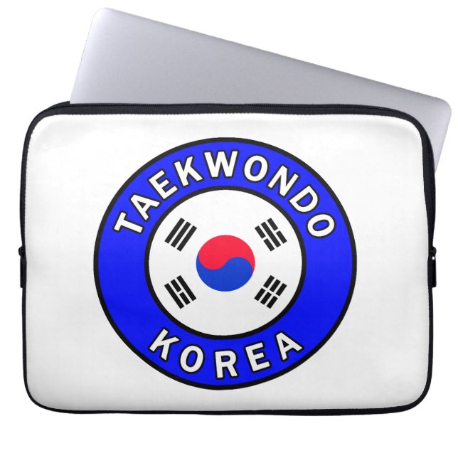 Taekwondo Laptop-Hülle Laptopschutzhülle (Vorderseite)