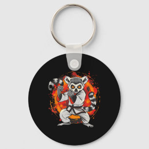 Taekwondo Lemur Kickboxen Animall Jiu-Jitsu Kung Schlüsselanhänger
