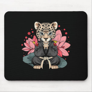Taekwondo Leopard Kickboxen Animall Jiu-Jitsu Mousepad