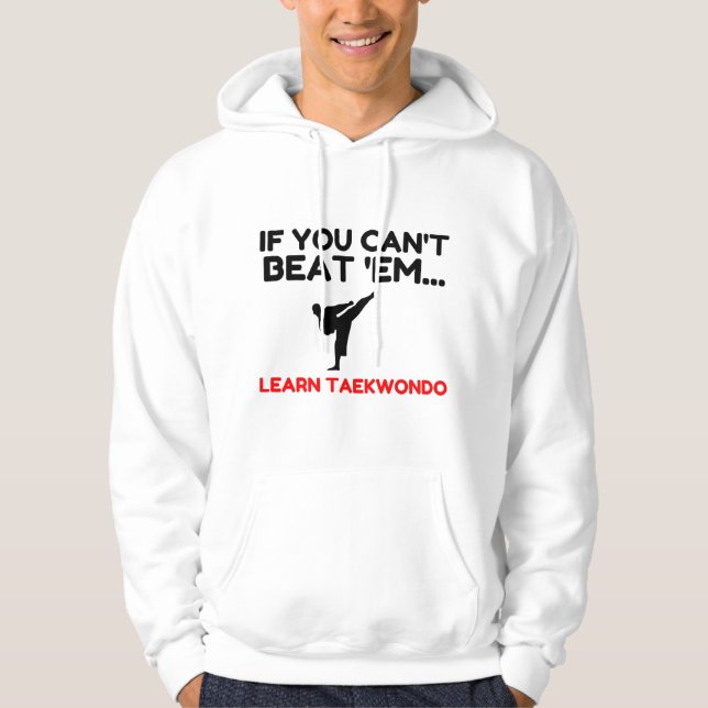 Taekwondo lernen hoodie (Vorderseite)