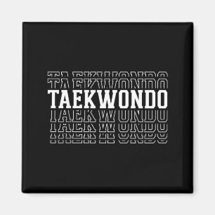 Taekwondo Lustiger Schichttext Instruktor Coach Magnet