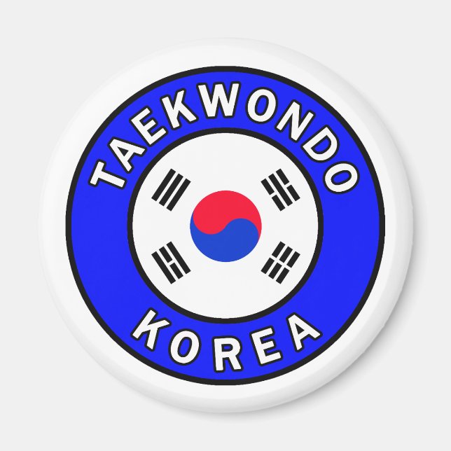 Taekwondo Magnet (Vorne)