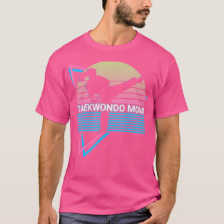 Taekwondo Mama Karate Retro T-Shirt