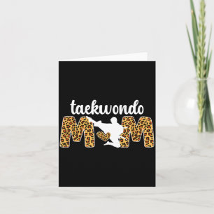 Taekwondo-Mama Leopard Taekwondo-Mutter Taekwondo Karte
