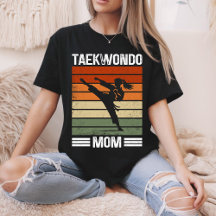 Taekwondo Mama Retro Martial Arts Mama Geschenk
