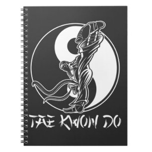 Taekwondo Martial Arts Tae kwon do Self Defense Notizblock