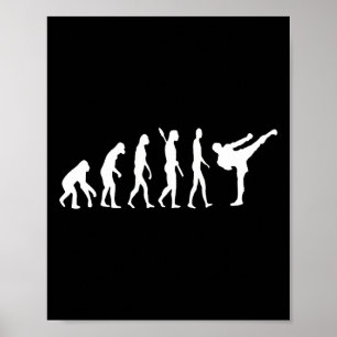 Taekwondo Mixed Martial Arts Evolution Judo Kung F Poster