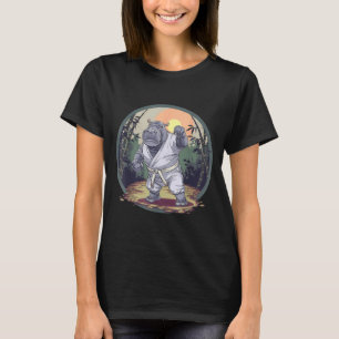 Taekwondo Nilpferd Kickboxen Animall Jiu-Jitsu Kun T-Shirt