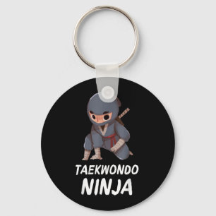 Taekwondo-Ninja-Junge Lustiger Kampfsport Sport Schlüsselanhänger
