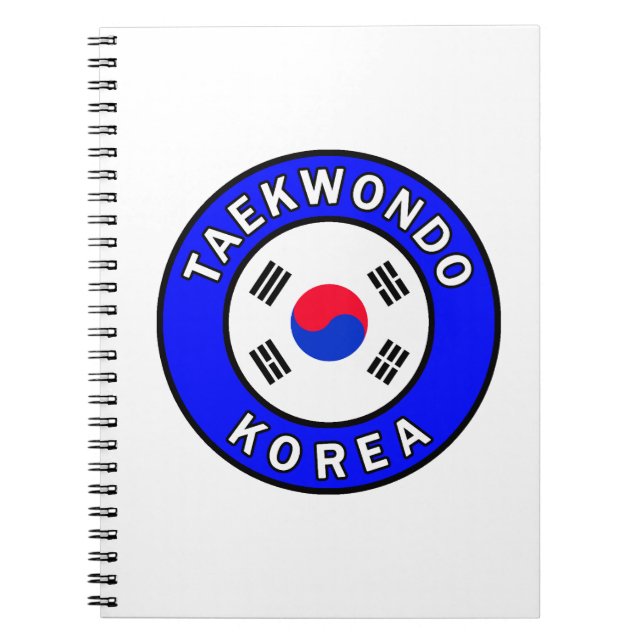 Taekwondo Notizblock (Vorderseite)