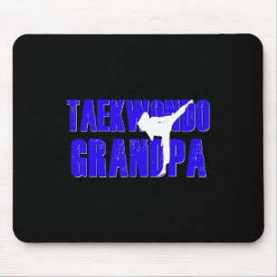 Taekwondo-Opa Papa-Shirt Tae Kwon Do Mädchen Enkel Mousepad
