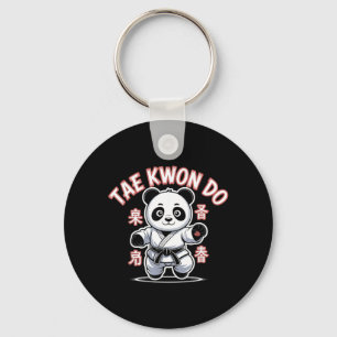 Taekwondo Panda Lustiger Koreanischer Tkd Schlüsselanhänger