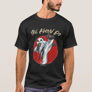 Taekwondo Panda Tkd Korean Mial Baseball T-Shirt