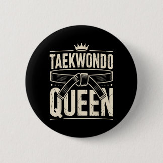 Taekwondo-Queen-T-Shirt1 Button
