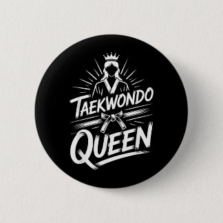 Taekwondo-Queen-T-Shirt2 Button