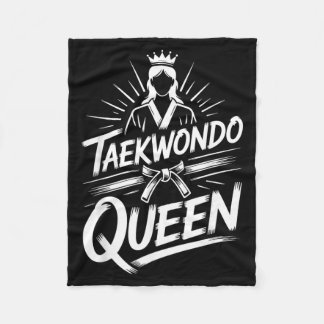 Taekwondo-Queen-T-Shirt2 Fleecedecke