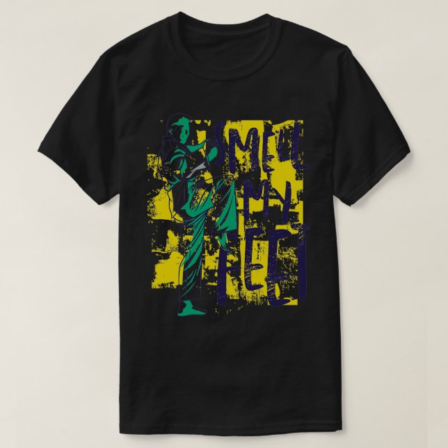 Taekwondo riechen meine Füße 3 T-Shirt (Design vorne)
