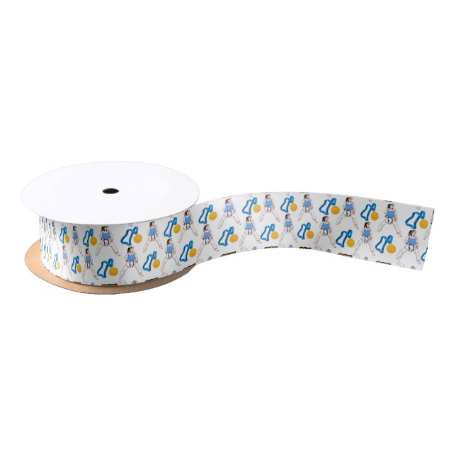 Taekwondo Satinband (Mädchen) (Spule)